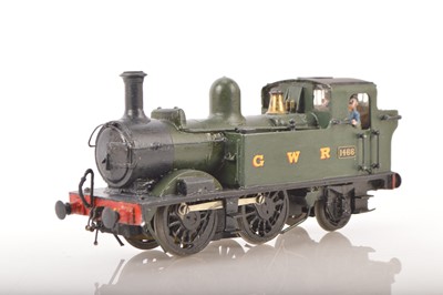 Lot 850 - Kitbuilt 0 Gauge Semi Finescale 0-4-2 GWR Auto Tank loco class 1400