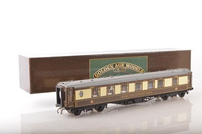 Lot 864 - Golden Age Models (Korea FC Models) 0 Gauge Brown & Cream Pullman car