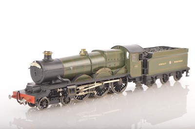 Lot 873 - Kitbuilt/Scratch built 0 Gauge 4-6-0 Loco & Tender GWR lined green Castle Class 'Berkeley Castle'