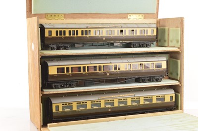 Lot 878 - Kit/Scratch Built Finescale 0 Gauge 5-GWR Coach group (6)