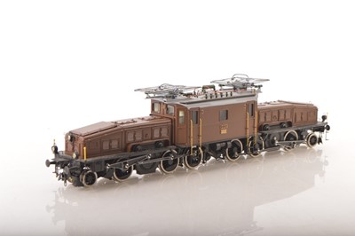 Lot 891 - Lombardi Finescale 0 Gauge continental SBB Crocodile overhead electric Locomotive