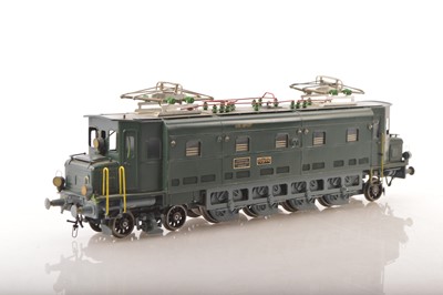 Lot 894 - Gianini and Muhlethaler (Lemaco or similar - Switzerland) Finescale 0 Gauge continental SBB/CFF A/e 4/7 overhead electric Locomotive