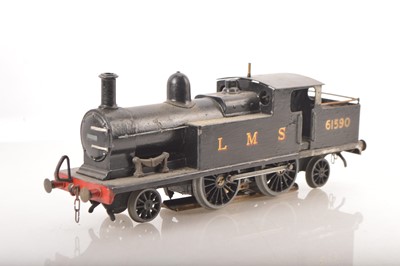 Lot 907 - A modified 0 Gauge 3-rail electric 2-4-2 Tank Locomotive by LMC