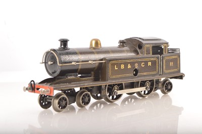 Lot 908 - A Bing 0 Gauge clockwork LB&SCR 4-4-2 Tank Locomotive