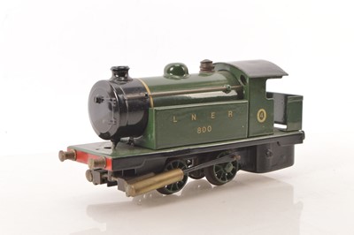 Lot 918 - A repainted Bowman 300 model 0 Gauge live steam 0-4-0 Tank Locomotive