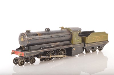 Lot 923 - Bowman 0 Gauge 4-4-0 Loco & Tender