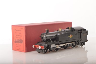 Lot 924 - Kit/scratch built 0 Gauge course scale 2-6-2 BR black Prairie Tank Loco