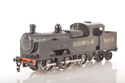 Lot 926 - Scratch built 0 Gauge course scale 0-6-4 LMS black Tank Loco 'Flatiron'