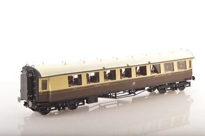 Lot 955 - MSC Models Kit built Finescale 0 Gauge GWR Centenary 3rd class Restaurant car (2)