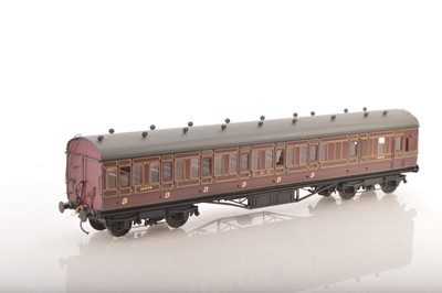 Lot 958 - Side Lines I Willets scale models Kit built Finescale 0 Gauge LMS All 3rd Brake end Suburban Passenger coach