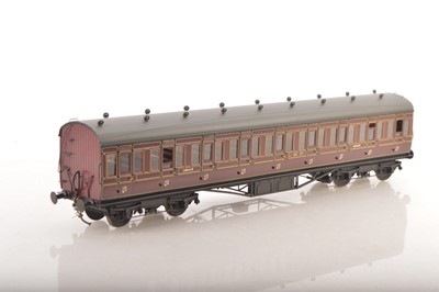 Lot 959 - Side Lines I Willets scale models Kit built Finescale 0 Gauge LMS composite 1st/3rd Suburban Passenger coach