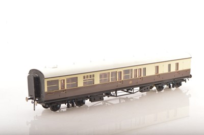 Lot 969 - Kenard models 0 Gauge Finescale GWR side corridor All 3rd Passenger coach