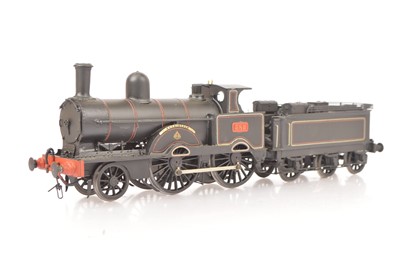 Lot 1005 - A Kit-built 0 Gauge 2-rail LNWR Webb 'Large Jumbo' class 2-4-0 Locomotive and Tender