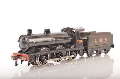 Lot 1014 - Bassett Lowke 0 Gauge 0-6-0 Loco & Tender LMS lined black