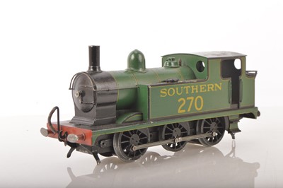 Lot 1035 - Leeds (LMC) 0 Gauge 0-6-0 Tank Loco Southern lined green