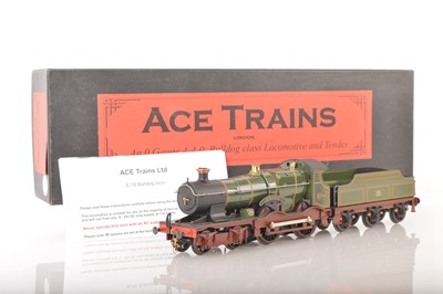 Lot 1052 - Ace 0 Gauge modern issue E/16 4-4-0 Loco & Tender GWR lined green Bulldog class 'Orion'