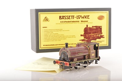 Lot 1064 - Bassett Lowke 0 Gauge modern issue BL99053 (Hornby Hobbies) 0-4-0 Peckett Tank loco 'Wenman'