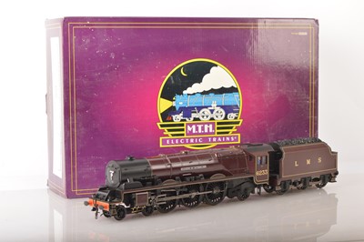 Lot 1068 - MTH (Korea for the USA) Modern issue 0 Gauge Ref: 20-3368-1 4-6-2 Loco & Tender LMS maroon Princess Coronation class 'Duchess of Sutherland'