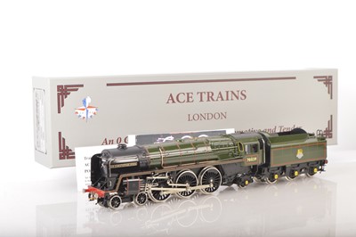 Lot 1075 - Ace Trains 0 Gauge Modern issue E/27 4-6-2 Loco & Tender BR lined Green Britannia class 'Sir Christopher Wren'