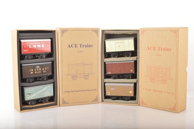 Lot 1084 - Ace Trains 0 Gauge Modern issue Wagons sets No.2 and No.8 (2)