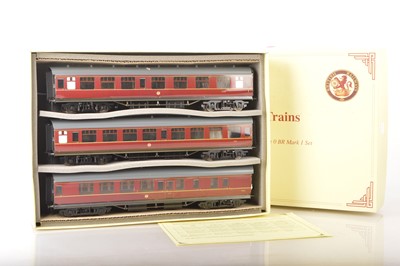 Lot 1086 - Ace Trains 0 Gauge Modern issue C/12 BR Mk 1 Maroon (Ex WR) 3-coach Set