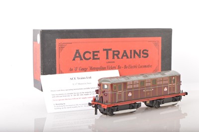 Lot 1088 - Ace Trains (Czech) 0 Gauge Modern issue E/17 Bo-Bo Metropolitan Loco 'Wembley'