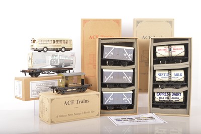 Lot 1093 - Ace 0 Gauge Modern issue mixed group of Rolling stock (4)