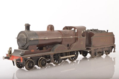 Lot 1116 - Marklin Gauge 1 4-4-0 Loco & Tender Midland lined Maroon