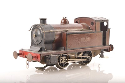 Lot 1118 - A substantially-modified Bassett-Lowke gauge 1 electric (3-rail) '112' 0-4-0 Tank Locomotive