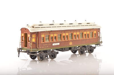 Lot 1137 - Marklin Gauge 1 Grand European Express Voiture Lits (Sleeping car) No.1933 D