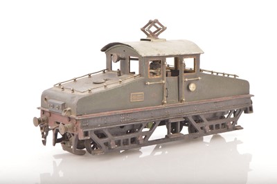 Lot 1142 - Marklin Gauge 1 P.O green Steeple cab Loco