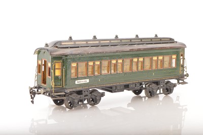 Lot 1150 - Marklin Gauge 1 German Continental outline 1st/2nd coach