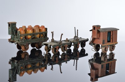 Lot 1160 - Marklin Gauge 1 group of early Goods wagons (4)