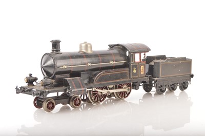 Lot 1169 - Bing Gauge 1 Continental outline 4-4-0 Loco & Tender Lined black