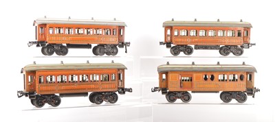 Lot 1170 - Bing Gauge 1 Continental outline group of 35cm Passenger coaches (4)