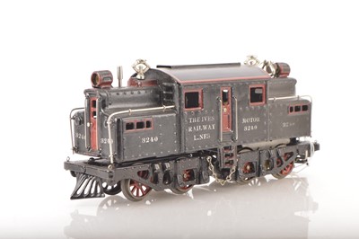 Lot 1173 - Ives Gauge 1 American outline cast iron Bo-Bo overhead electric type 'The Ives Railway Lines' Locomotive