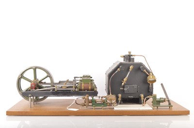 Lot 1201 - A Stuart Turner 'Twin Victoria' Steam Engine with Water-Tube Boiler and other fittings