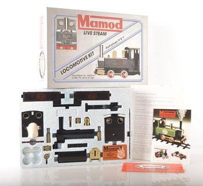 Lot 1207 - An unmade Mamod live steam 0/1 Gauge 0-4-0 Tank Locomotive Kit