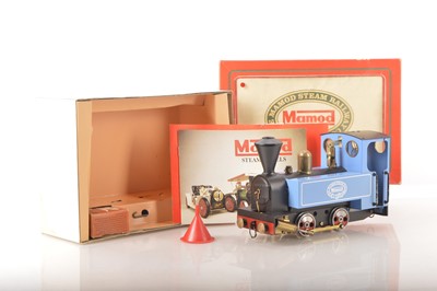 Lot 1211 - A boxed Mamod SL2 0 Gauge live steam 0-4-0 Tank Locomotive