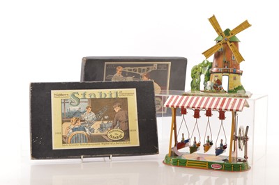 Lot 1216 - Later model steam-powered Toys and 'Stabil' construction sets (6)