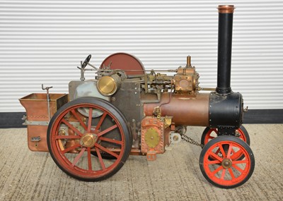 Lot 1217 - A 2" scale live steam coal-fired Ransomes Sims and Jefferies Traction Engine