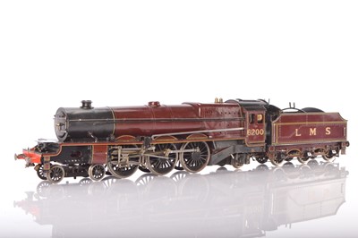 Lot 1219 - A finely-built and finished gauge 1 live steam prototype LMS 'Princess' class 4-6-2 Locomotive and Tender