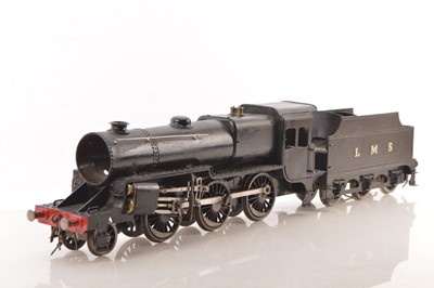 Lot 1220 - An incomplete Gauge 1 live steam LMS 'Crab' type 2-6-0 Mogul Locomotive and Tender