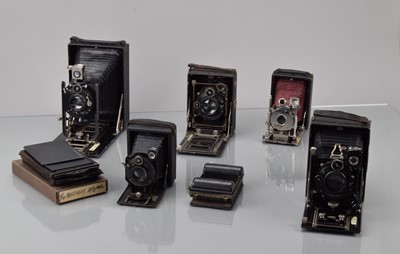 Lot 7 - Five Folding Plate Cameras