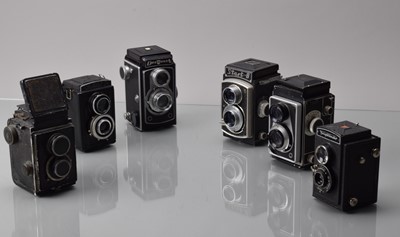 Lot 18 - Six TLR Cameras