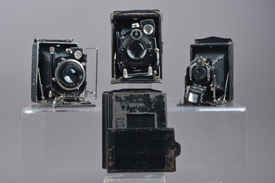 Lot 60 - Three Folding Plate Cameras