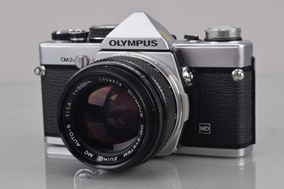 Lot 38 - An Olympus OM-2n SLR Camera