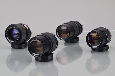 Lot 43 - Four Olympus OM Lenses