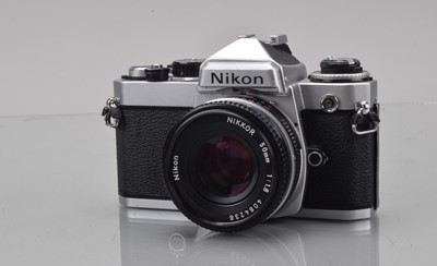 Lot 58 - A Nikon FE SLR Camera