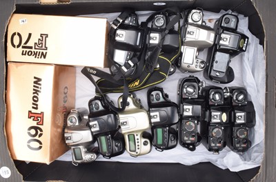 Lot 65 - A Tray of Nikon SLR Camera Bodies